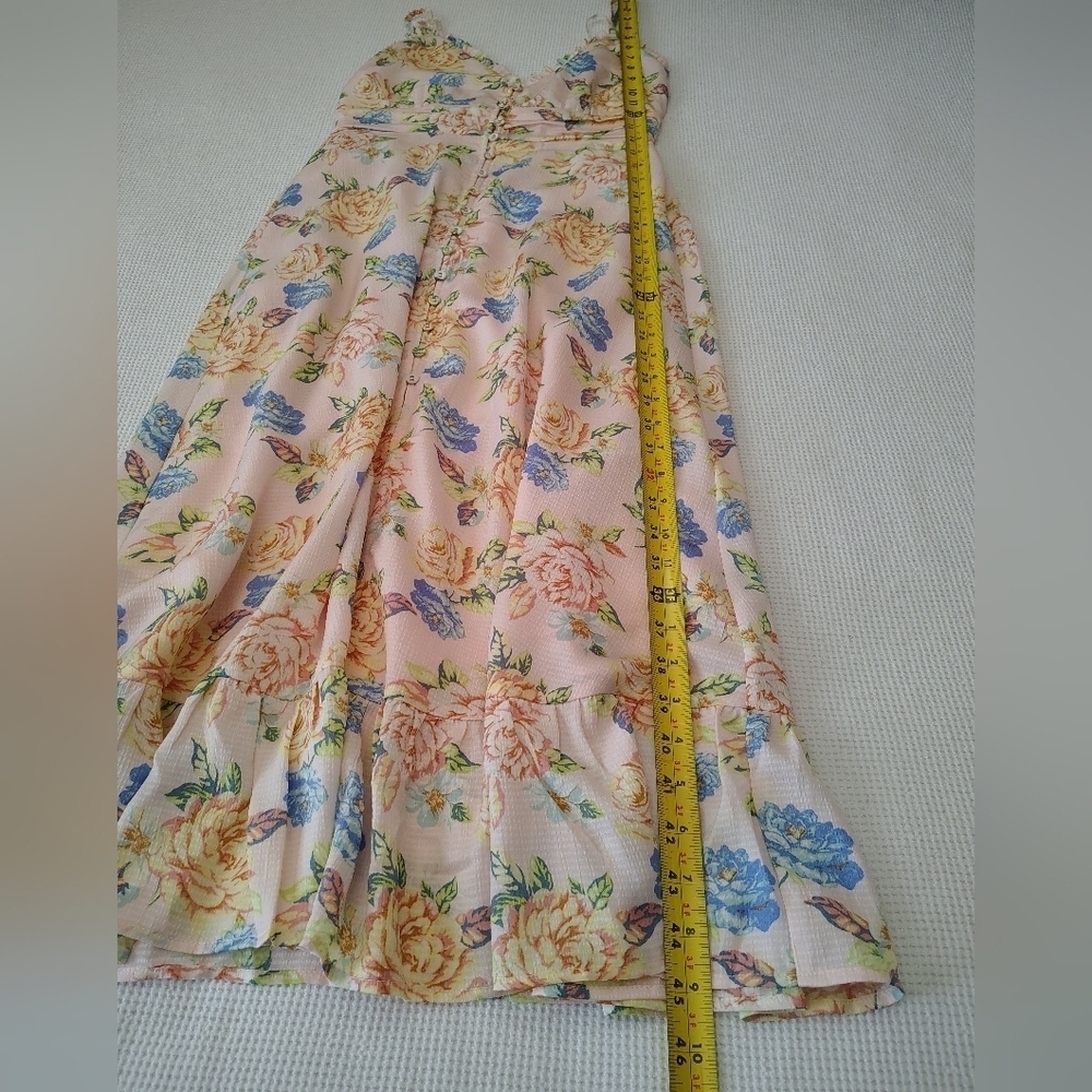 Forever 21 Floral Print Spaghetti Strap Dress Size M - Picture 8 of 10